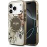 Etui Guess IML Flower & Tonal Circle     MagSafe do iPhone 17 Pro Max brązowy na NearMe.pl