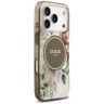 Etui Guess IML Flower & Tonal Circle     MagSafe do iPhone 17 Pro Max brązowy na NearMe.pl