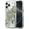 Etui Guess IML Flower & Tonal Circle     MagSafe do iPhone 17 Pro Max zielony na NearMe.pl