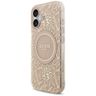 Etui Guess IML Flowers Electro Pearl Strap MagSafe do iPhone 17 różowy na NearMe.pl