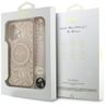 Etui Guess IML Flowers Electro Pearl Strap MagSafe do iPhone 17 różowy na NearMe.pl