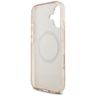 Etui Guess IML Flowers Electro Pearl Strap MagSafe do iPhone 17 różowy na NearMe.pl