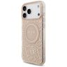Etui Guess IML Flowers Electro Pearl     Strap MagSafe do iPhone 17 Pro Max różowy na NearMe.pl