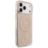 Etui Guess IML Flowers Electro Pearl     Strap MagSafe do iPhone 17 Pro Max różowy na NearMe.pl