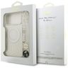 Etui Guess IML Flowers Electro Pearl     Strap MagSafe do iPhone 17 Pro Max biały na NearMe.pl