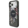 Etui Guess IML Flowers Pearl Strap       MagSafe do iPhone 17 Pro Max czarny na NearMe.pl
