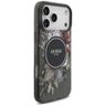 Etui Guess IML Flowers Pearl Strap       MagSafe do iPhone 17 Pro Max czarny na NearMe.pl