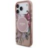 Etui Guess IML Flowers Pearl Strap       MagSafe do iPhone 17 Pro różowy na NearMe.pl