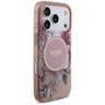 Etui Guess IML Flowers Pearl Strap       MagSafe do iPhone 17 Pro różowy na NearMe.pl