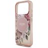 Etui Guess IML Flowers Pearl Strap       MagSafe do iPhone 17 Pro różowy na NearMe.pl