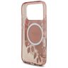 Etui Guess IML Flowers Pearl Strap       MagSafe do iPhone 17 Pro różowy na NearMe.pl