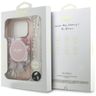 Etui Guess IML Flowers Pearl Strap       MagSafe do iPhone 17 Pro różowy na NearMe.pl