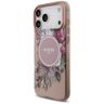 Etui Guess IML Flowers Pearl Strap       MagSafe do iPhone 17 Pro Max różowy na NearMe.pl