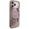 Etui Guess IML Flowers Pearl Strap       MagSafe do iPhone 17 Pro Max różowy na NearMe.pl