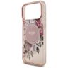 Etui Guess IML Flowers Pearl Strap       MagSafe do iPhone 17 Pro Max różowy na NearMe.pl