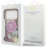Etui Guess IML Glitter Flowers Triangle  MagSafe do iPhone 17 Pro Max fioletowy na NearMe.pl