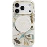 Etui Guess IML Glitter Flowers Triangle  MagSafe do iPhone 17 Pro biały na NearMe.pl