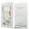 Etui Guess IML Glitter Flowers Triangle  MagSafe do iPhone 17 Pro biały na NearMe.pl