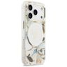 Etui Guess IML Glitter Flowers Triangle  MagSafe do iPhone 17 Pro Max biały na NearMe.pl
