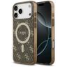 Etui Guess IML 4G Background MagSafe do  iPhone 17 Pro Max brązowy na NearMe.pl