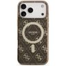 Etui Guess IML 4G Background MagSafe do  iPhone 17 Pro Max brązowy na NearMe.pl