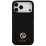 Etui Guess Silicone Logo Strass 4G       MagSafe do iPhone 17 Pro Max czarny na NearMe.pl