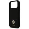 Etui Guess Silicone Logo Strass 4G       MagSafe do iPhone 17 Pro Max czarny na NearMe.pl