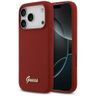 Etui Guess Silicone Script Metal Logo    MagSafe do iPhone 17 Pro magenta na NearMe.pl