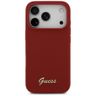 Etui Guess Silicone Script Metal Logo    MagSafe do iPhone 17 Pro magenta na NearMe.pl