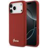 Etui Guess Silicone Script Metal Logo    MagSafe do iPhone 17 Pro Max magenta na NearMe.pl