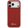 Etui Guess Silicone Script Metal Logo    MagSafe do iPhone 17 Pro Max magenta na NearMe.pl