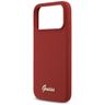Etui Guess Silicone Script Metal Logo    MagSafe do iPhone 17 Pro Max magenta na NearMe.pl