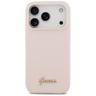 Etui Guess Silicone Script Metal Logo    MagSafe do iPhone 17 Pro różowy na NearMe.pl