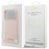 Etui Guess Silicone Script Metal Logo    MagSafe do iPhone 17 Pro różowy na NearMe.pl