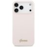 Etui Guess Silicone Script Metal Logo    MagSafe do iPhone 17 Pro Max różowy na NearMe.pl