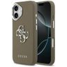 Etui Guess Grained Big 4G Classic Logo   do iPhone 17 brązowy na NearMe.pl