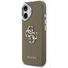 Etui Guess Grained Big 4G Classic Logo   do iPhone 17 brązowy na NearMe.pl