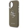 Etui Guess Grained Big 4G Classic Logo   do iPhone 17 brązowy na NearMe.pl
