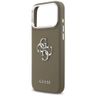 Etui Guess Grained Big 4G Classic Logo   do iPhone 17 Pro Max brązowy na NearMe.pl