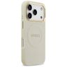 Etui Guess Peony Hot Stamp MagSafe do    iPhone 17 Pro beżowy na NearMe.pl