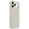 Etui Guess Peony Hot Stamp MagSafe do iPhone 17 Pro Max beżowy na NearMe.pl