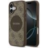 Etui Guess 4G Circle Classic Logo        MagSafe do iPhone 17 brązowy na NearMe.pl