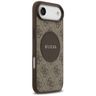 Etui Guess 4G Circle Classic Logo        MagSafe do iPhone Air brązowy na NearMe.pl