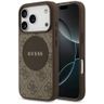 Etui Guess 4G Circle Classic Logo        MagSafe do iPhone 17 Pro brązowy na NearMe.pl