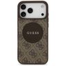 Etui Guess 4G Circle Classic Logo        MagSafe do iPhone 17 Pro Max brązowy na NearMe.pl