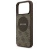 Etui Guess 4G Circle Classic Logo        MagSafe do iPhone 17 Pro Max brązowy na NearMe.pl