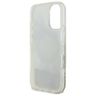 Guess GUHMP16SLFMWTE iPhone 16 6.1" beżowy/beige hardcase Liquid Glitter Flower MagSafe na NearMe.pl