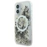 Guess GUHMP16SLFMWTE iPhone 16 6.1" beżowy/beige hardcase Liquid Glitter Flower MagSafe na NearMe.pl