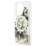 Guess GUHMP16XLFMWTE iPhone 16 Pro Max 6.9" beżowy/beige hardcase Liquid Glitter Flower MagSafe na NearMe.pl