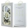 Guess GUHMP16XLFMWTE iPhone 16 Pro Max 6.9" beżowy/beige hardcase Liquid Glitter Flower MagSafe na NearMe.pl